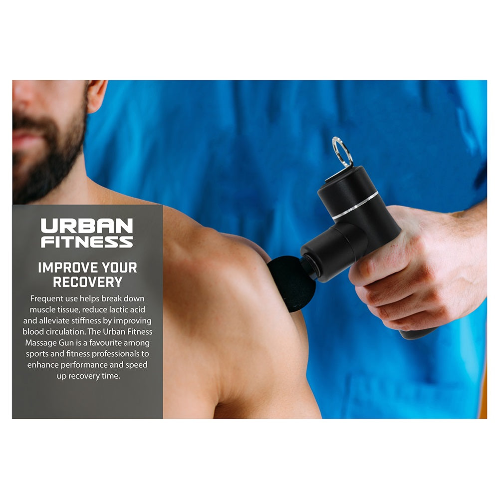 Urban Fitness Mini Massage Gun Black