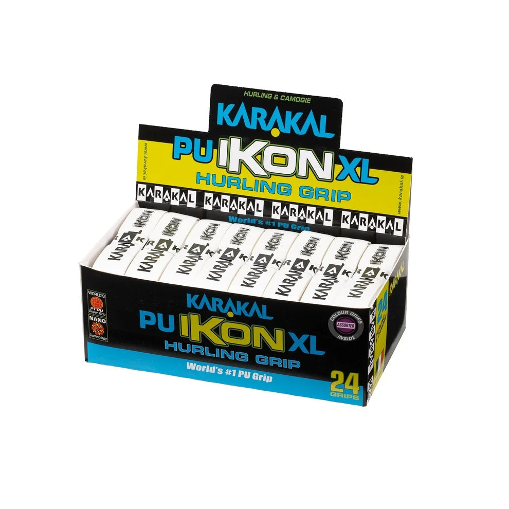 Karakal Ikon XL Hurling Grip Box 24 - White Black