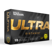 Wilson Ultra Distance Golf Balls 15 Pack Yellow