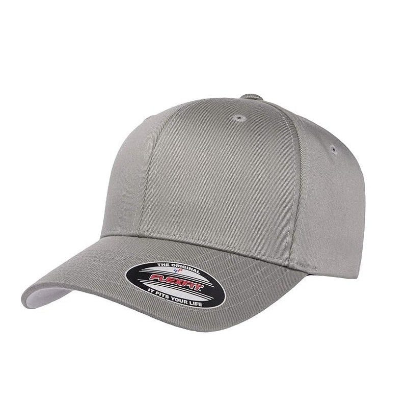 Gray baseball cap on a white background